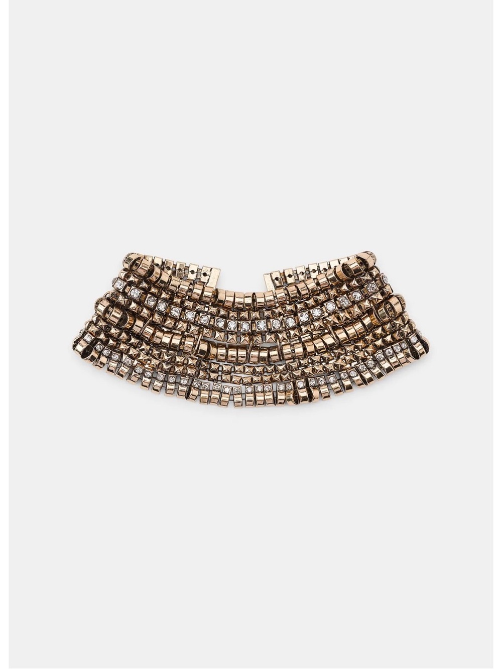Zara sparkly metal chocker necklace